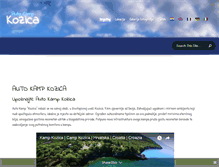 Tablet Screenshot of camp-kozica.com